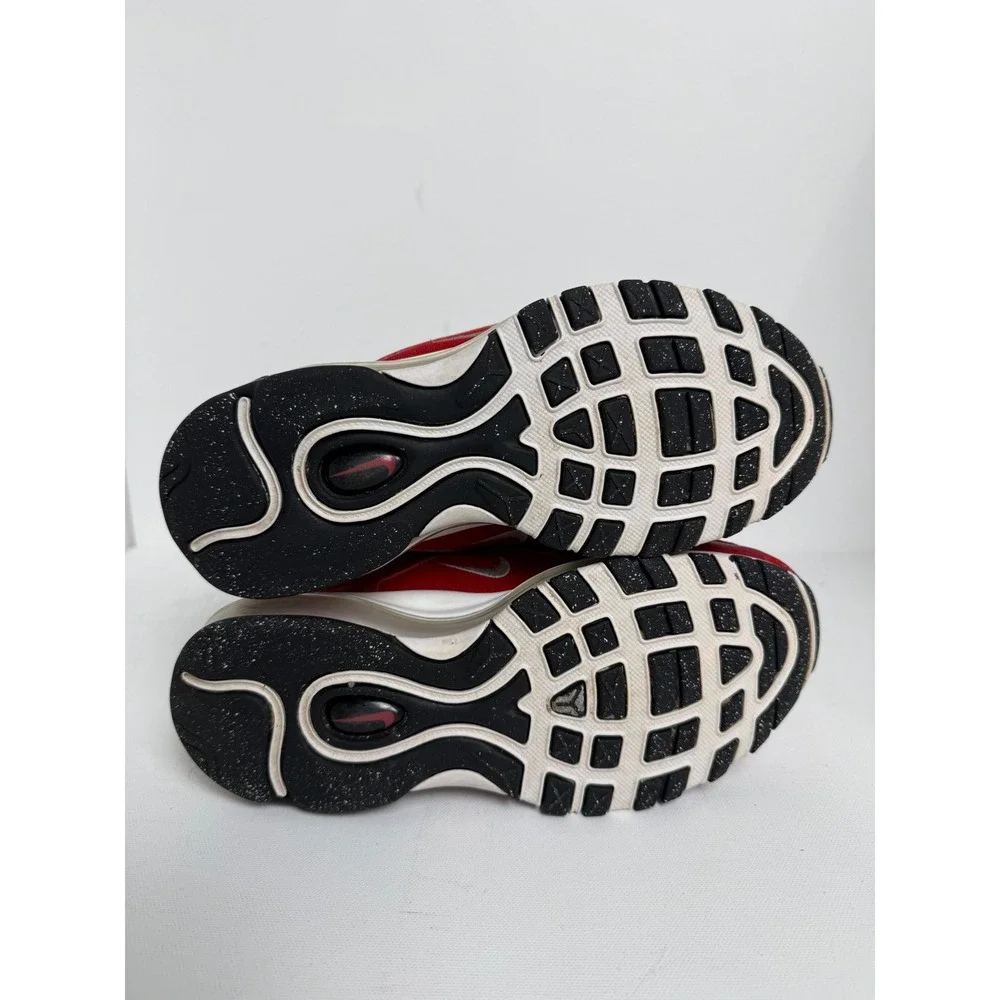 Nike Air‎ Max 97 GS Sneakers Black Red Silver Athletic Running Shoes FB3245-001